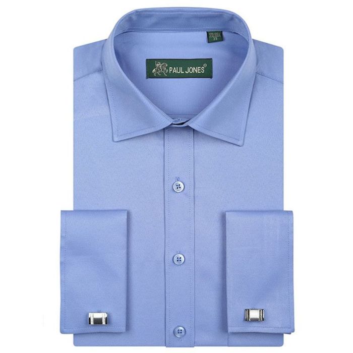 Mens french cuff dress shirt