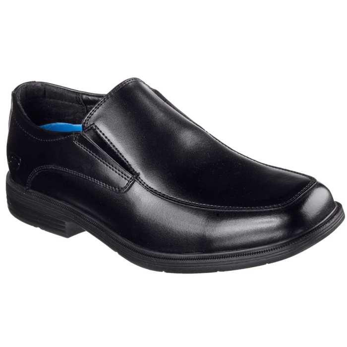 Skechers black dress shoes men's