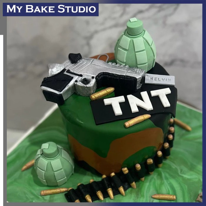 How to make a grenade for cake decoration