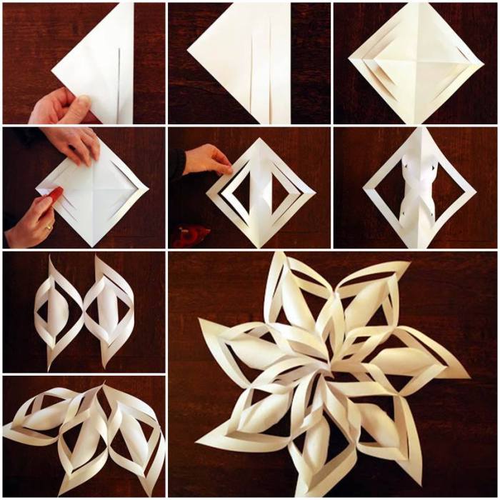 How to make a 3d paper star decoration