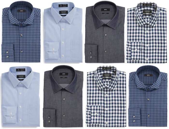 Men fitted dress shirts