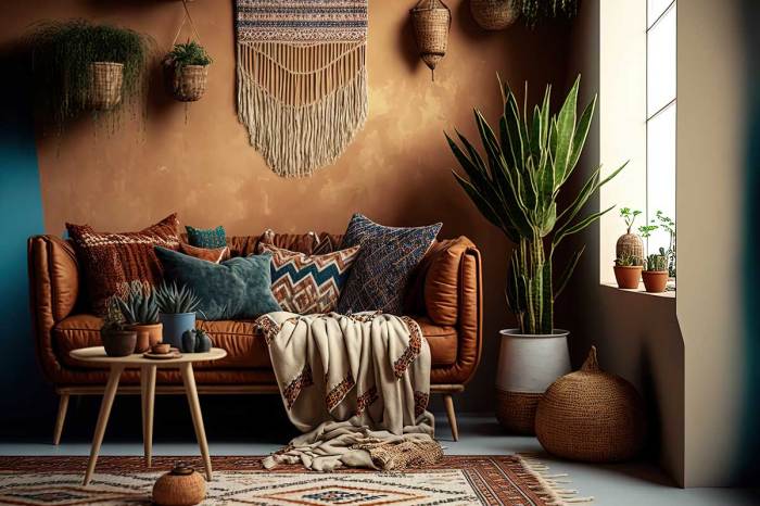 What is boho style decor