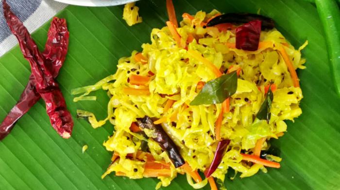 How to cook cabbage south indian style